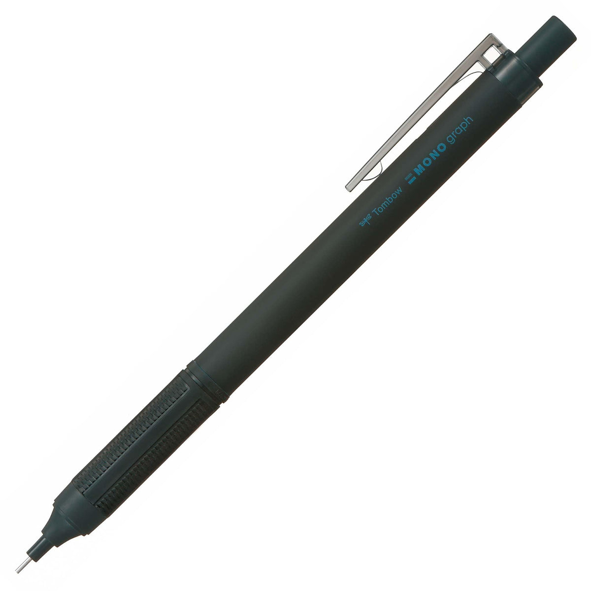 Tombow MONO graph Lite mechanical pencil black, precision tip, comfort grip, integrated eraser, refillable [SH-MGL14]