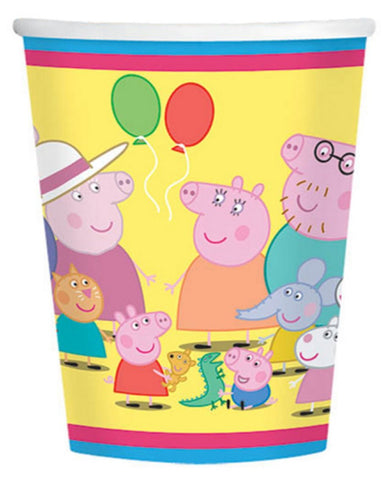 Amscan Cups | Peppa PigÃƒÆ’Ã‚Â¢ÃƒÂ¢Ã¢â€šÂ¬Ã…Â¾Ãƒâ€šÃ‚Â¢ Collection | 8 pcs | Party Accessory