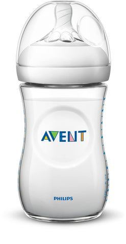 Philips Avent Natural Baby Bottle 4oz, Clear, Pack of 2, SCF010/27