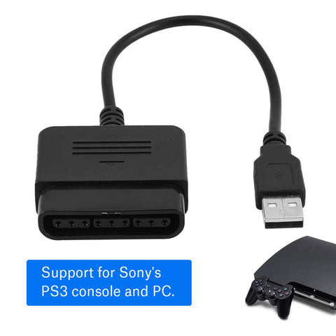 PS1/PS2 to PS3 Controller Adapter, PS1/2 to USB Cable for PC, PS3, Win PC Wired/Wireless for PS1/PS2 Controllers