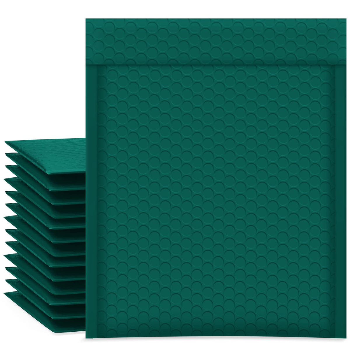 UCGOU Bubble Mailers 8.5x12 Inch Green 25 Pack Poly Padded Envelopes #2 Medium Mailing Opaque Packaging Postal Self Seal Waterproof Boutique Shipping Bags