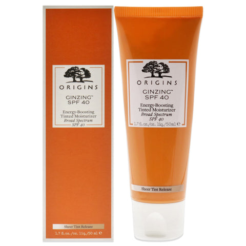 ORIGINS GINZINGâ„¢ ENERGY-BOOSTING TINTED MOISTURISER SPF40 50ML