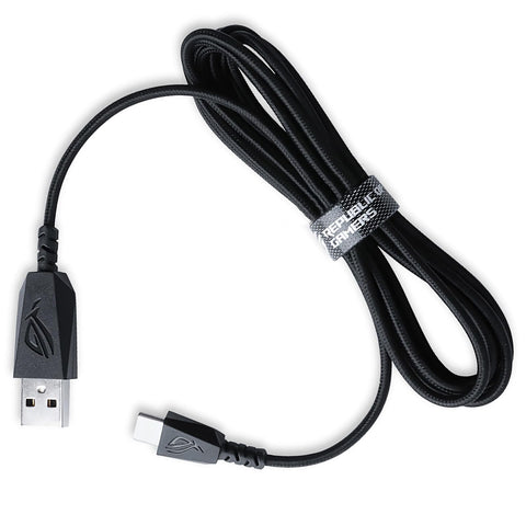 MOUDOAUER Replacement USB Cable Gaming Mouse Cable Data Line Replacement for ASUS P704 ROG CHAKRAM Wired Mouse Accessory