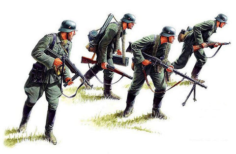 Masterbox BUNDLE LOT of U.S. INFANTRY/GERMAN PANZERGRENADIER SERIES 4 PLASTIC KITS 1/35