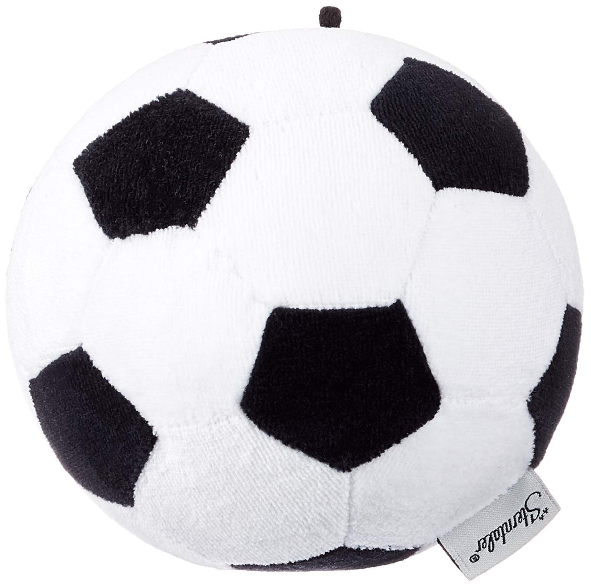 Sterntaler Ball, Football Design, Age: Children from birth upwards, 13 cm, Black/White