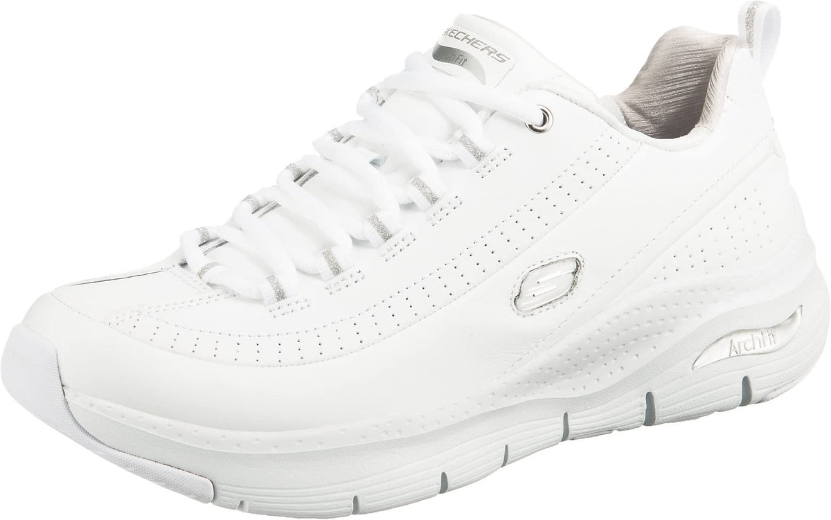 Skechers Women's Sneaker, White, 9