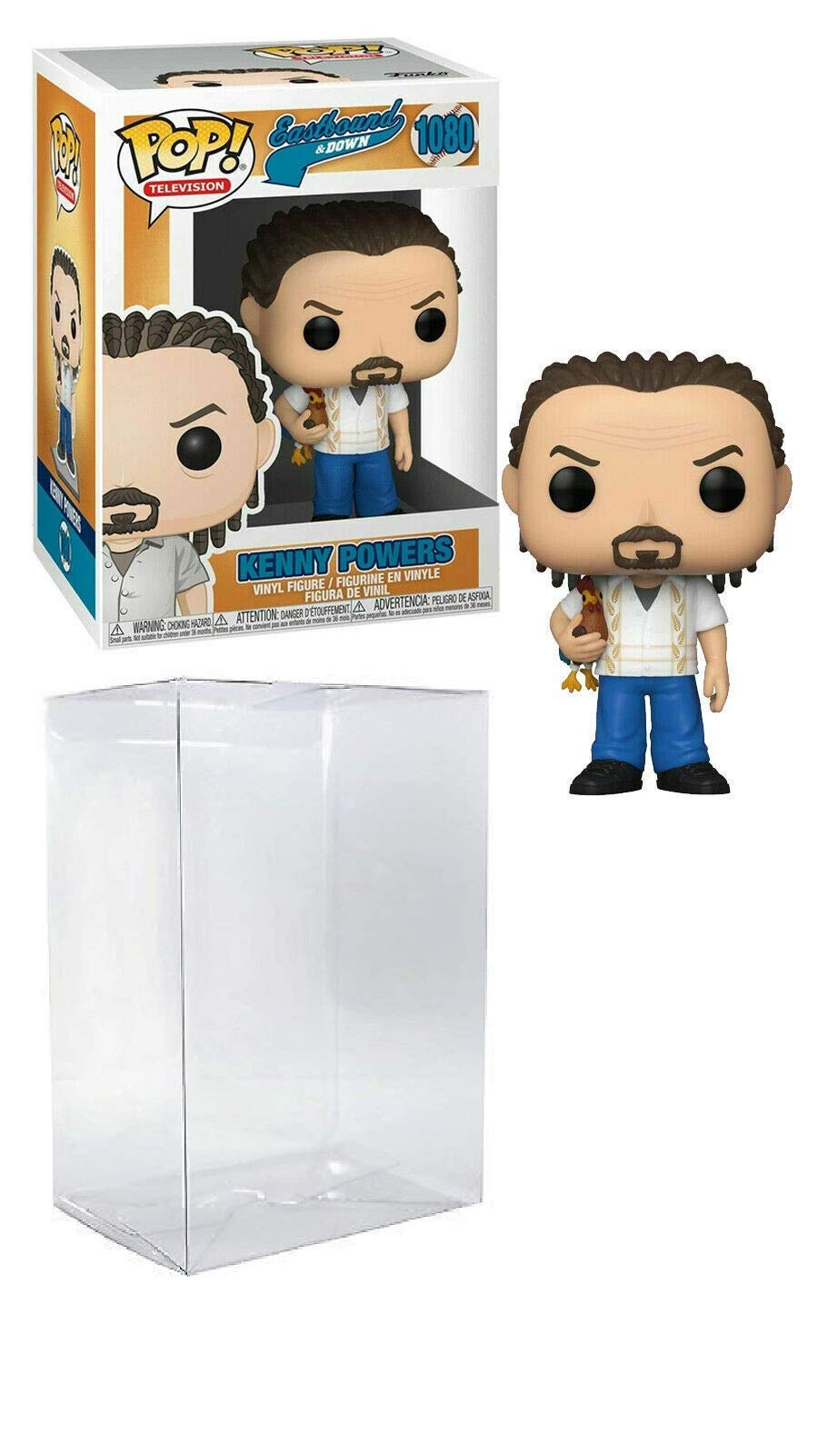 Kenny Powers in Cornrows Pop #1080 Pop TV: Eastbound and Down Vinyl Figure (Bundled with EcoTek Protector to Protect Display Box)