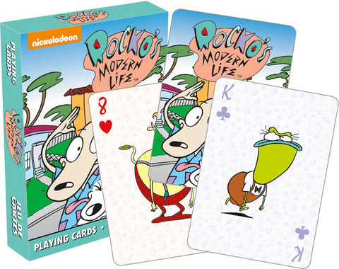 Aquarius Rocko's Modern Life Playing Cards Playing Cards, Multicolor, 3"