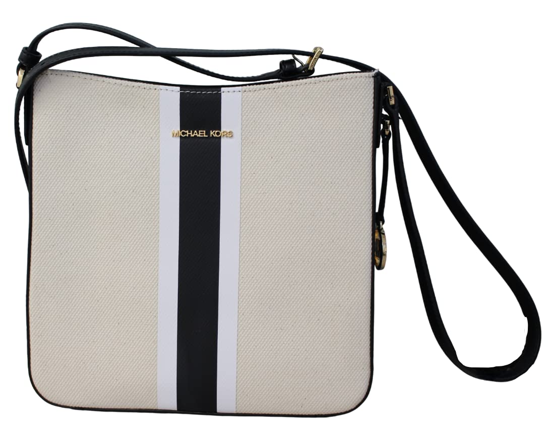 Michael Kors Jet Set Travel Large Messenger Bag (Black/Blk)