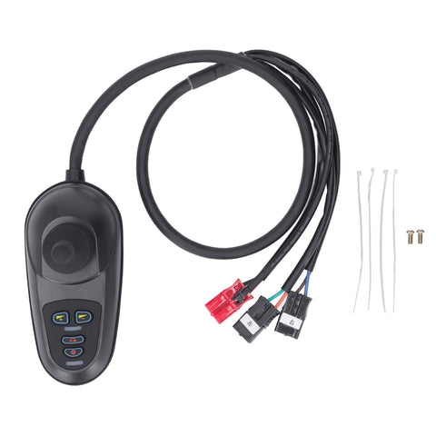 Electric Wheel Chair Controller DC24V 50A Wheelchair Joystick Controller Remote Control Electric Wheelchair Joystick Controller Brush Motor for Electric Wheel Chair