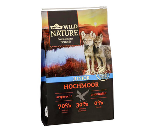 Dehner Wild Nature Hochmoor Junior, dry dog food, duck.