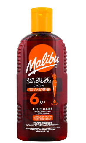 Malibu Dry Oil Gel with Carotene - SPF 6-200ml
