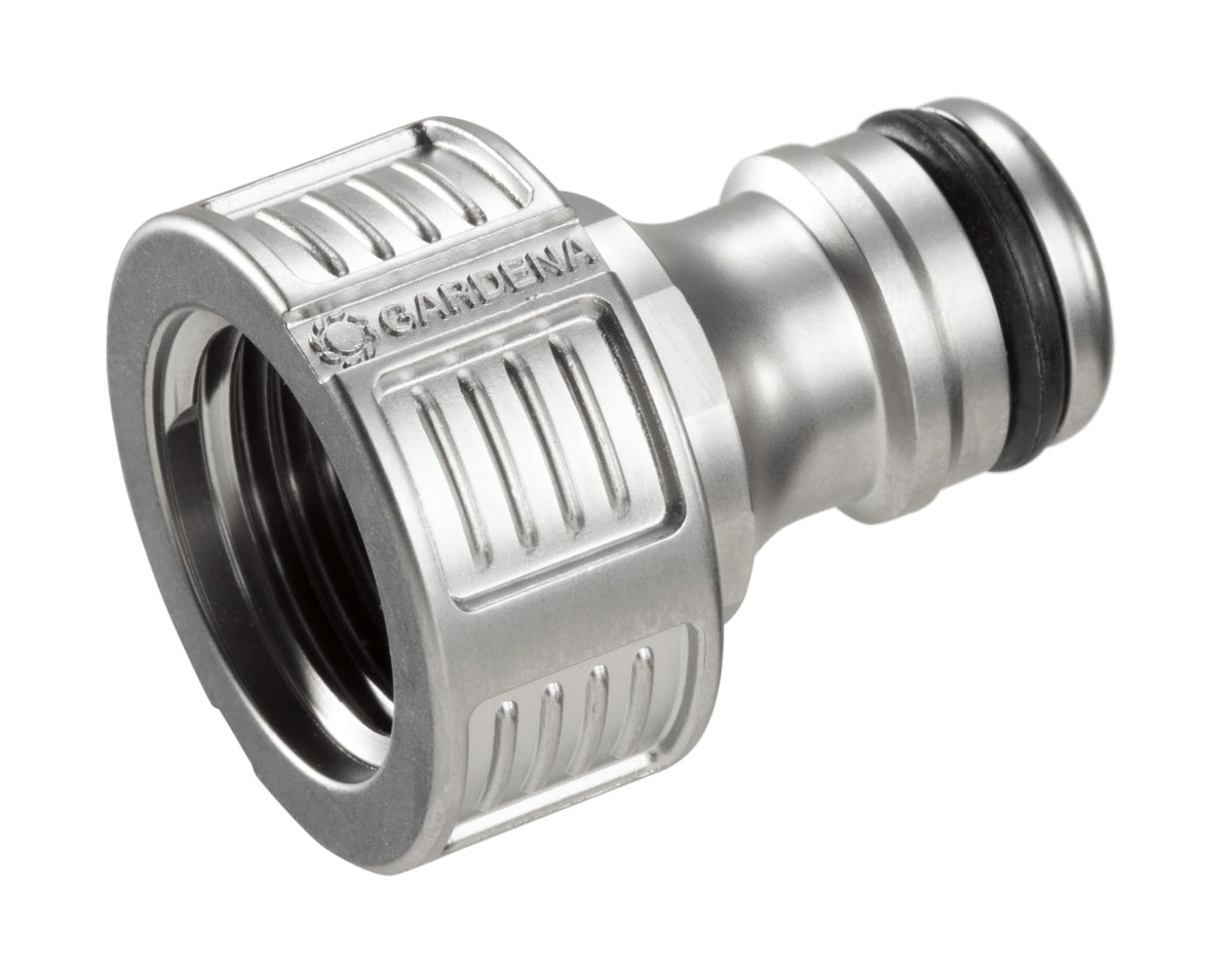 Gardena Premium Tap Connector 21 mm (G 1/2 inch): Adapter for taps, Frost and UV Resistant, Packaged (18240-20)