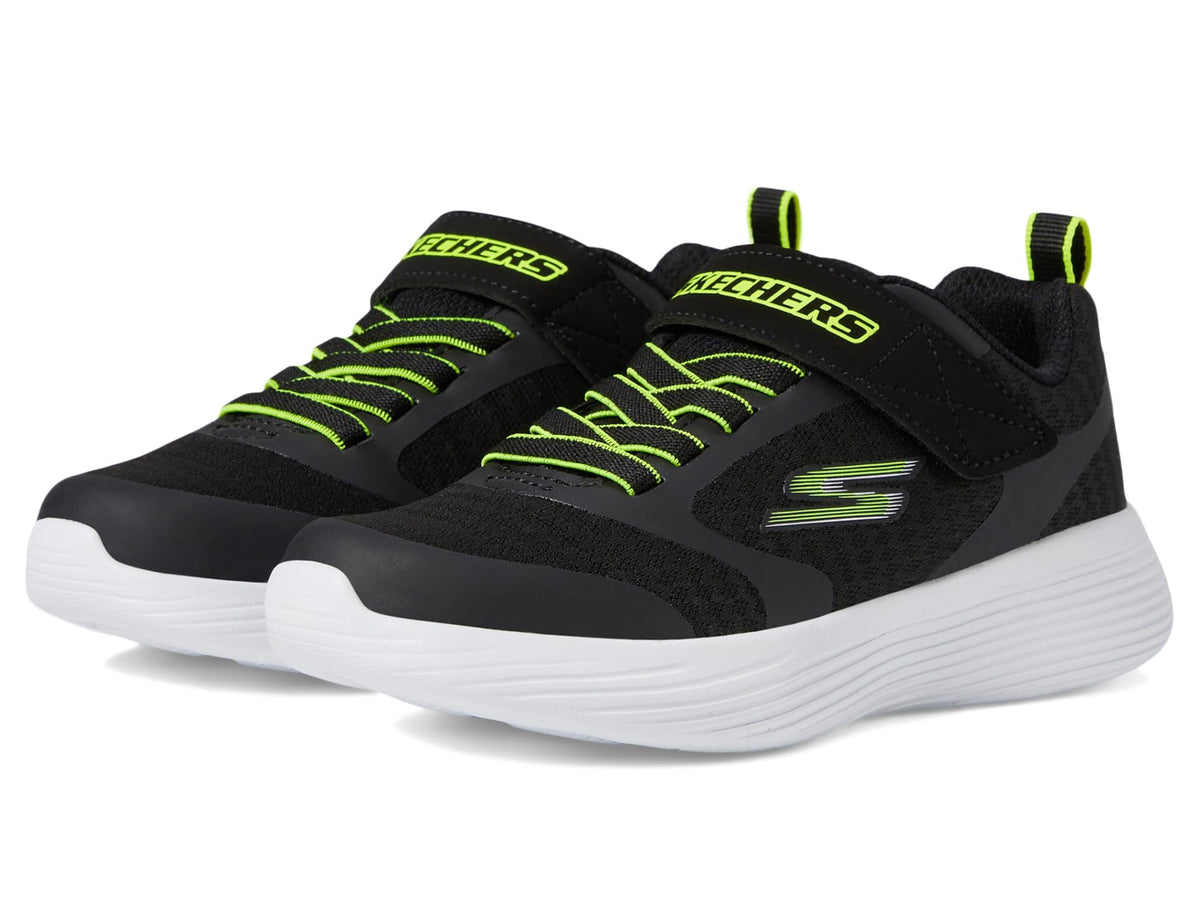 Skechers Boy's Go Run 400 V2 Sneaker, Black/Yellow, 11.5 Little Kid