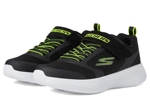 Skechers Boy's Go Run 400 V2 Sneaker, Black/Yellow, 11.5 Little Kid