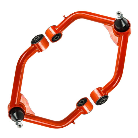 For 2-4" Lift Vehicles Front Upper Control Arms w/Ball Joint Compatible with 2011-2022 Ram 1500 2WD 4WD Suspension Control Arms 2PCs-Red