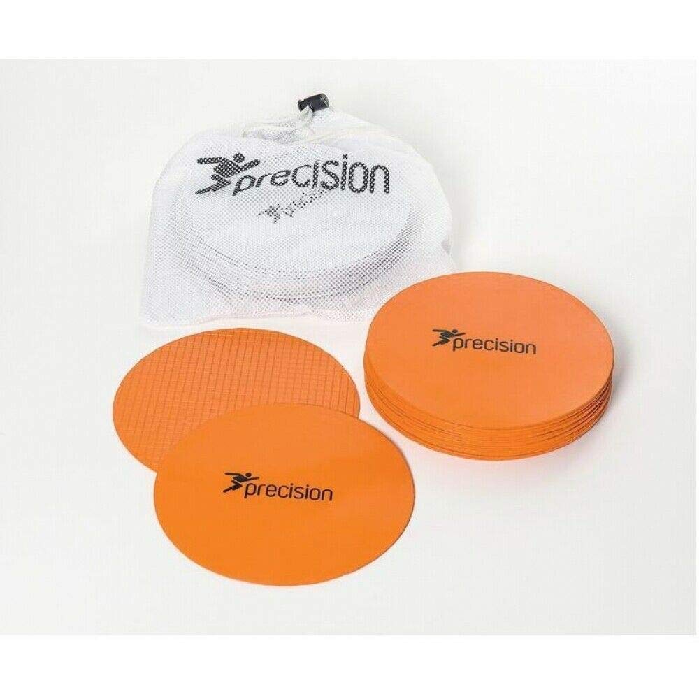 Precision Large Round Rubber Marker Discs Orange (Set of 20), multi-coloured, one size, TR320O