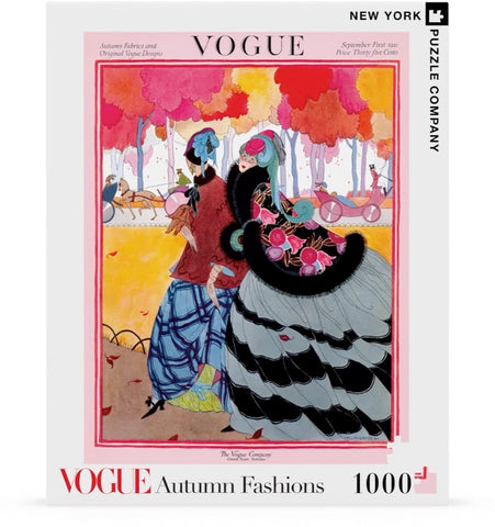 New York Puzzle Company - Vogue Magazine Autumn Fashions - 1000 Random Cut Jigsaw Puzzle for Adults by Helen Dryden