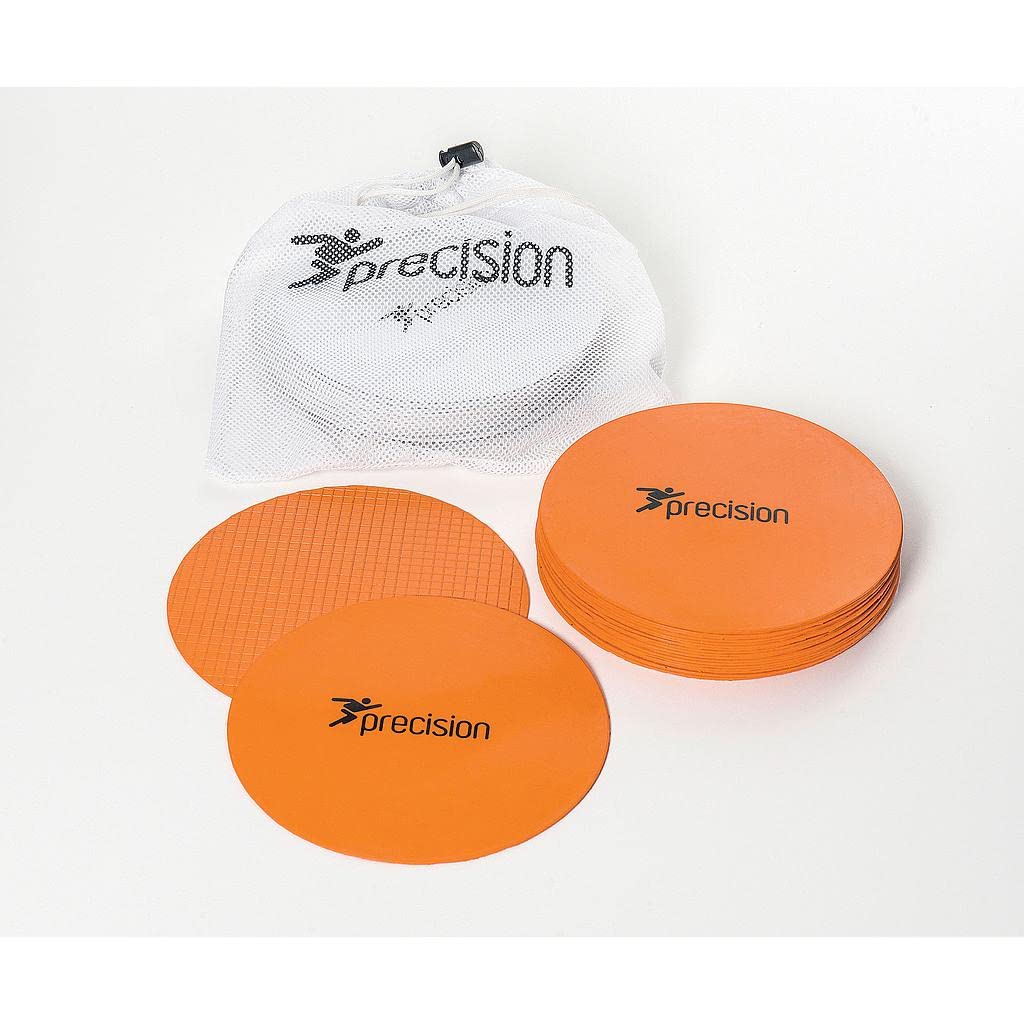 Precision Large Round Rubber Marker Discs White (Set of 20), One Size, TR320W