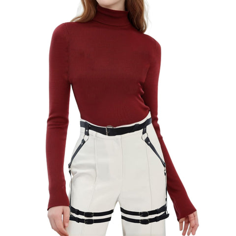 REATR Plus Size Leg Belt - 068 -XXXL, Black, XXX-Large