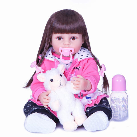 Pedolltree 3 Pcs Reborn Baby Dolls Clothes 22 Inch Girl Reborn Doll Clothing Outfits for 20-23 inch Newborn Baby Alive