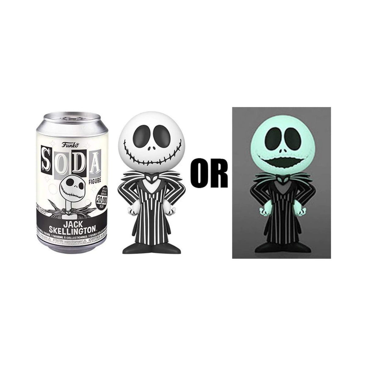 Funko Soda: Nightmare Before Christmas Jack Skellington 4.25" Figure in a Can