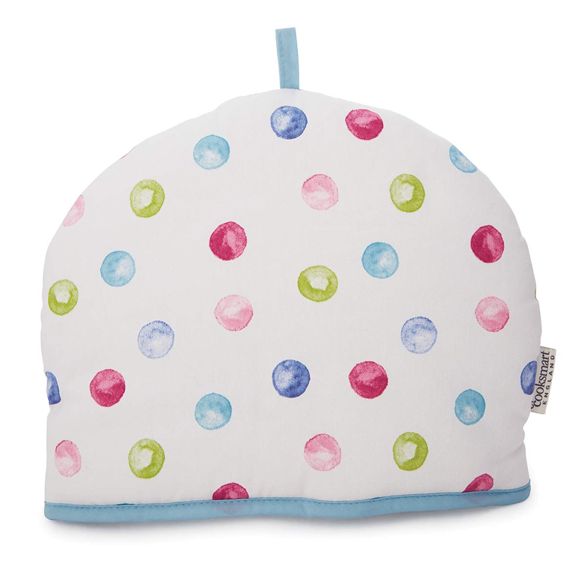 Cooksmart Spotty Dotty Multicolor Cotton Tea Cosy - Keeps Teapot Safe, Energy-Efficient, Elegant Design