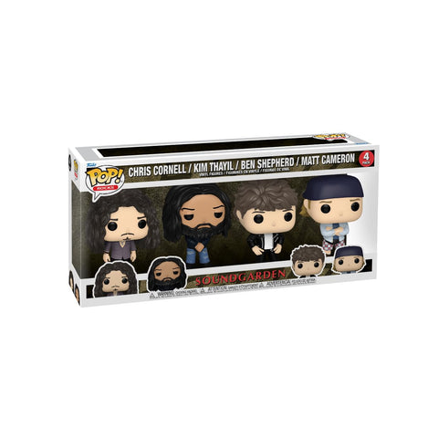 Funko Pop! Rocks: Soundgarden 4-Pack, Chris Cornell, Kim Thayil, Ben Shepherd, Matt Cameron