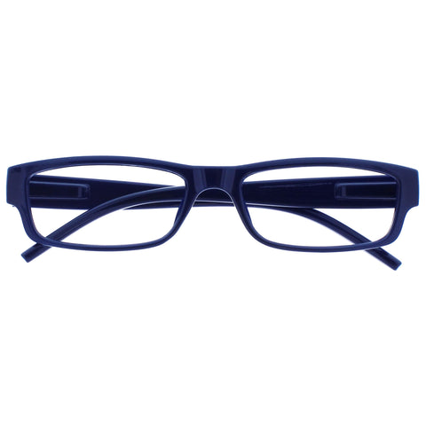 OPULIZE ACE Dark Blue Lightweight Comfortable Reading Glasses Mens Womens R32-3 +2.50