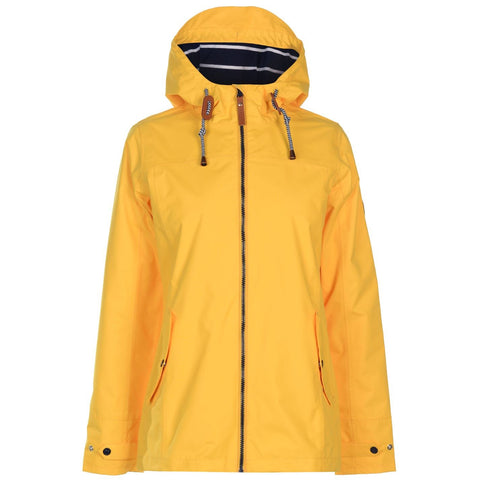 Gelert Womens Coast Waterproof Jacket Coat Top Zip Gelert Yellow 20 (XXXL)