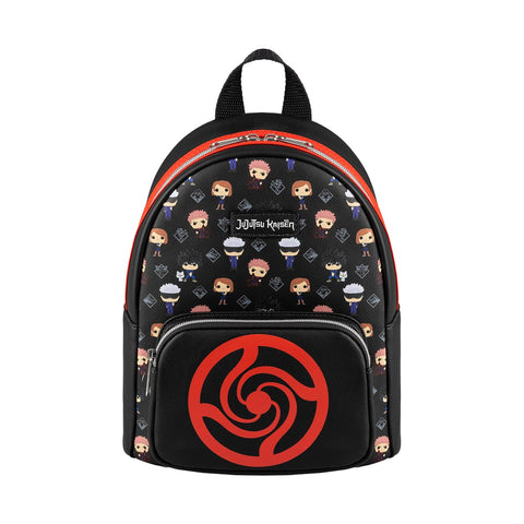 Loungefly Funko Pop! Jujutsu Kaisen All Over Print Mini-Backpack