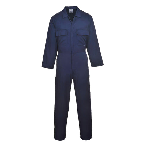 Portwest S999 Men's Work Overalls - Protective Polycotton Coveralls Durable Workwear Boiler Suit for Mechanics Warehouse Garages DIY Navy, 6X-Large