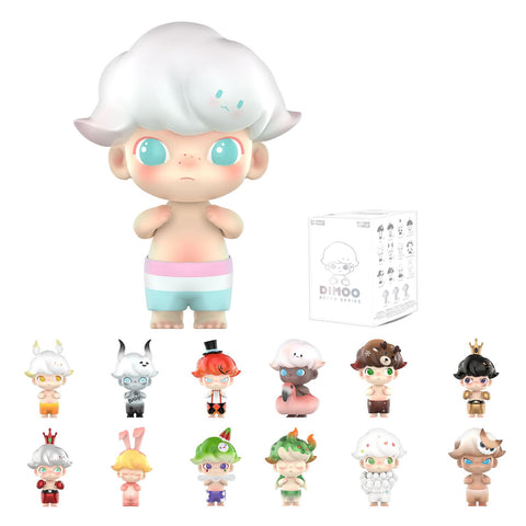 POP MART DIMOO Retro Blind Box Figures, Random Design Toys for Modern Home Decor, Collectible Toy Set for Desk Accessories, 1PC