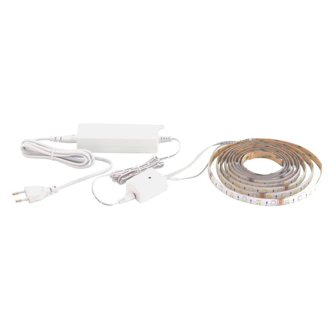 Eglo Connect.z Smart Home LED Strip Light Stripe-Z, 16 ft, ZigBee Lighting, app and Voice Control, White tunable Light (Warm - Cool White), RGB, dimmable, self-Adhesive, shortenable