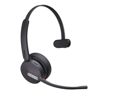 Yealink WH64 Hybrid Mono UC Headset with Dongle - Hybrid Technology, Universal Compatibility, One Ear Design, Noise Reduction, USB