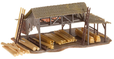 Faller 130288 Lumber Yard HO Scale Building Kit, Small