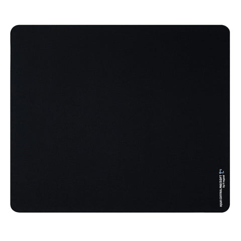 X-raypad Aqua Control Pro Gaming Mouse Pads - AC PRO SOFT/XSOFT, Follows the Surface of AC+, Consistent Horizontal and Vertical Sliding, Turn Around Easily (AC pro Soft Black, 450 * 400 * 4mm)