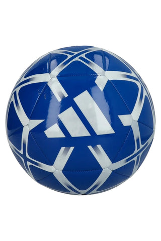 adidas Unisex-Adult Starlancer Club Soocer Ball, Blue/White, 5