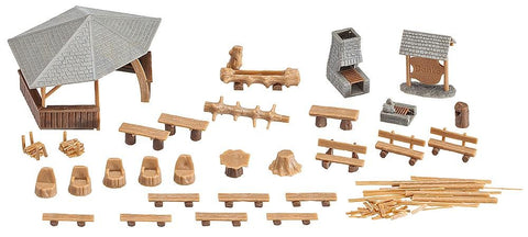 Faller 180575 Barbecue site with stone fp Scenery and Accessories