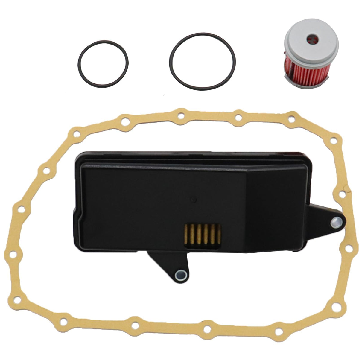Auto Transmission Filter & Pan Gasket Kit Compatible with HONDA CIVIC 2014-2019 / FIT 2015-2019 / HR-V 2016-2019,Transmission Oil Pan & Filter & Gaskets Kit Replace for 21814-5T0-000 25420-5T0-003