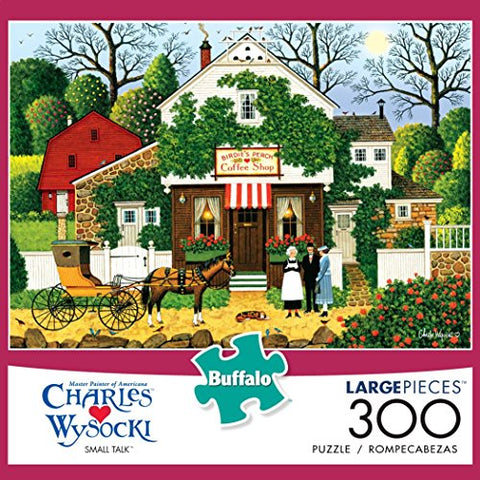 Buffalo Games - Charles Wysocki - Small Talk - 300 Large Piece Jigsaw Puzzle