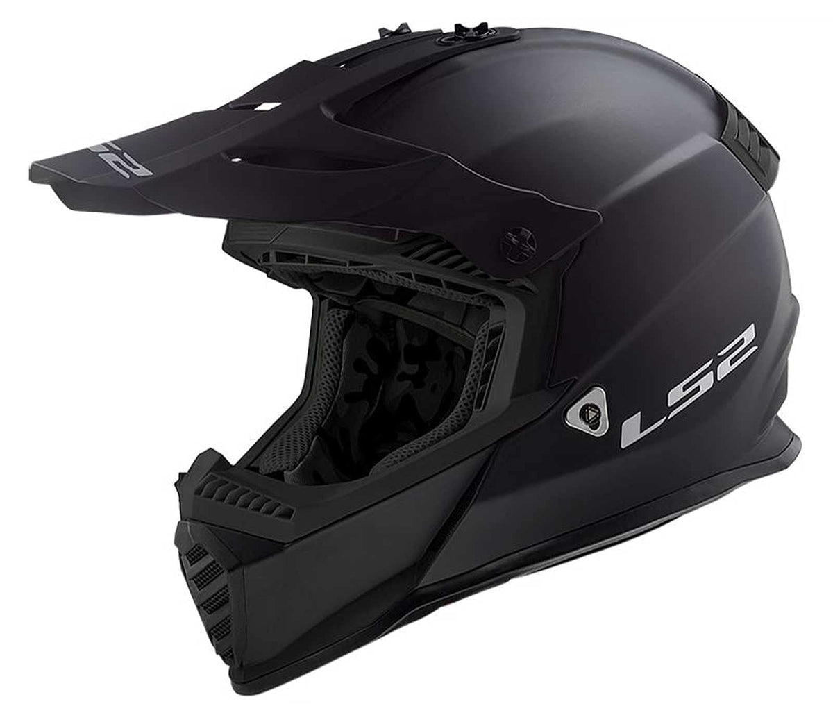 LS2 Helmets Gate Full Face Helmet (Matte Black - 2X-Large)