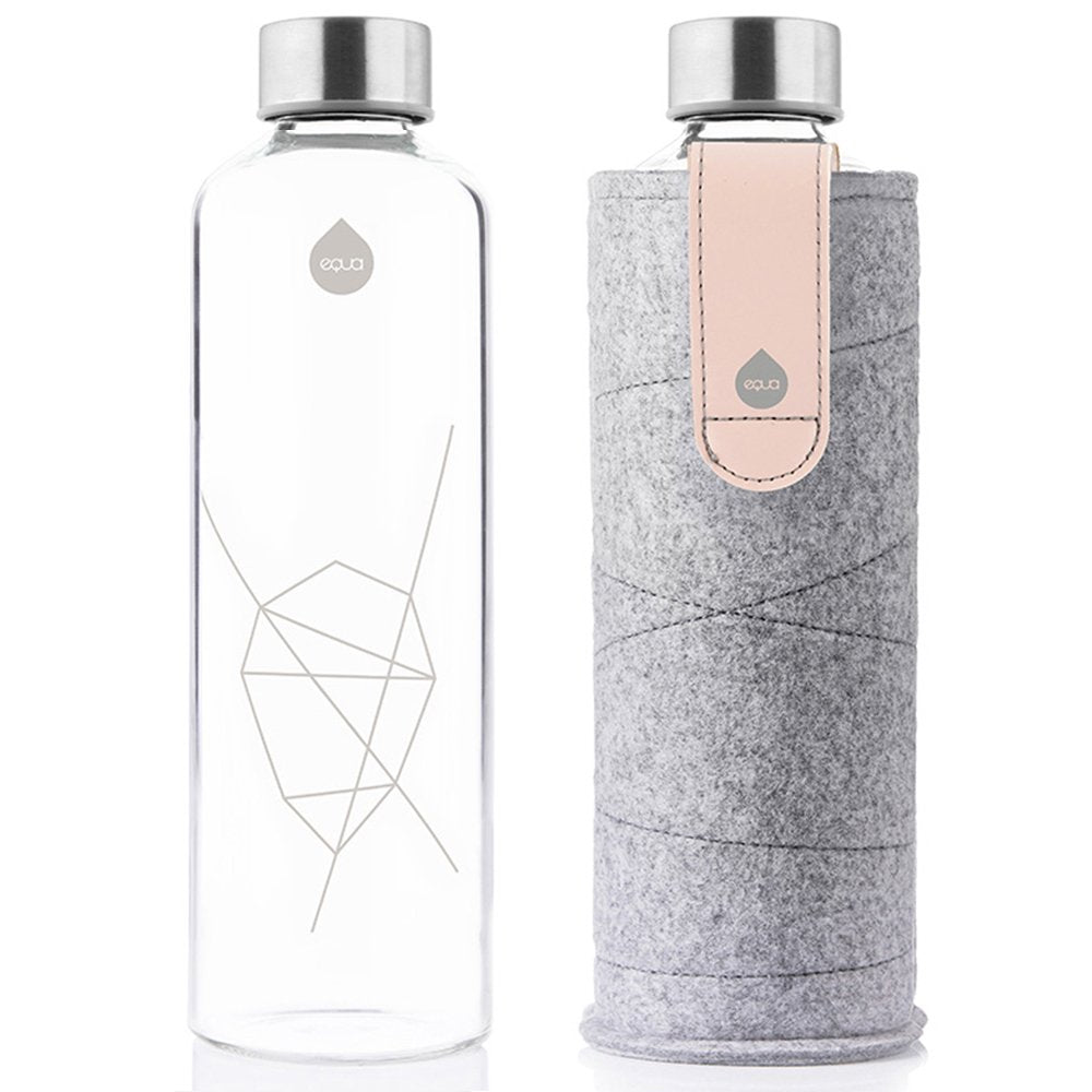 EQUA Adult Mismatch 750ml Water Bottle, Pink Breeze, S