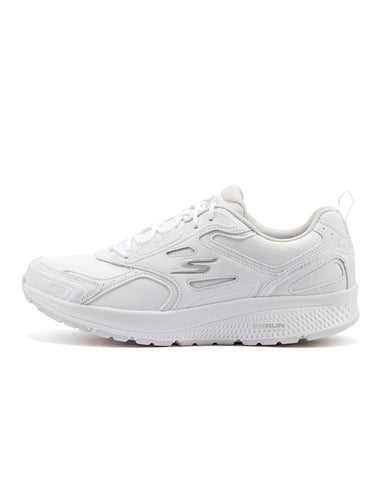 Skechers Men's Go Run Consistent-Leather Cross-Training Tennis Shoe Sneaker with Air Cooled Foam, White, 10.5 X-Wide
