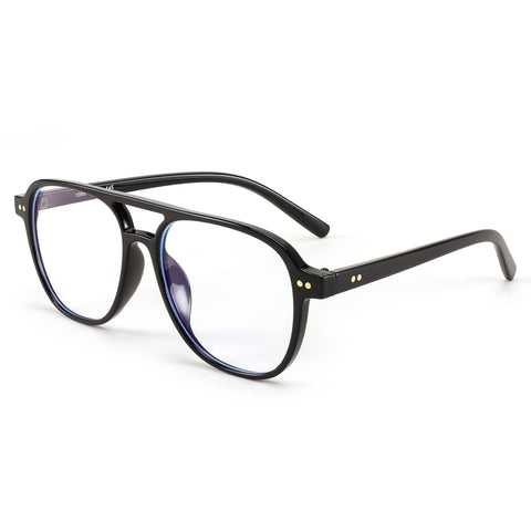 FEISEDY Retro 70s Blue Light Filter Glasses Women Men Without Prescription Blue Light Blocking Computer Glasses B2387