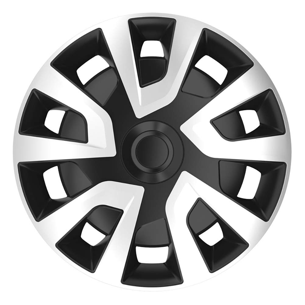 AUTO-STYLE Set wheel covers Revo-VAN 15-inch silver/black (spherical)