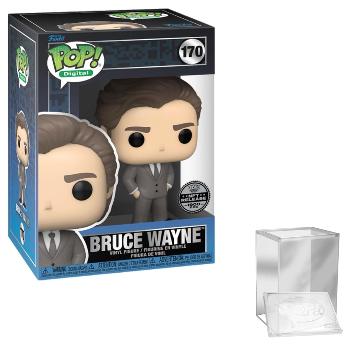Funko POP! Bruce Wayne #170: The Dark Knight Digital Series Physical Redemption POP!