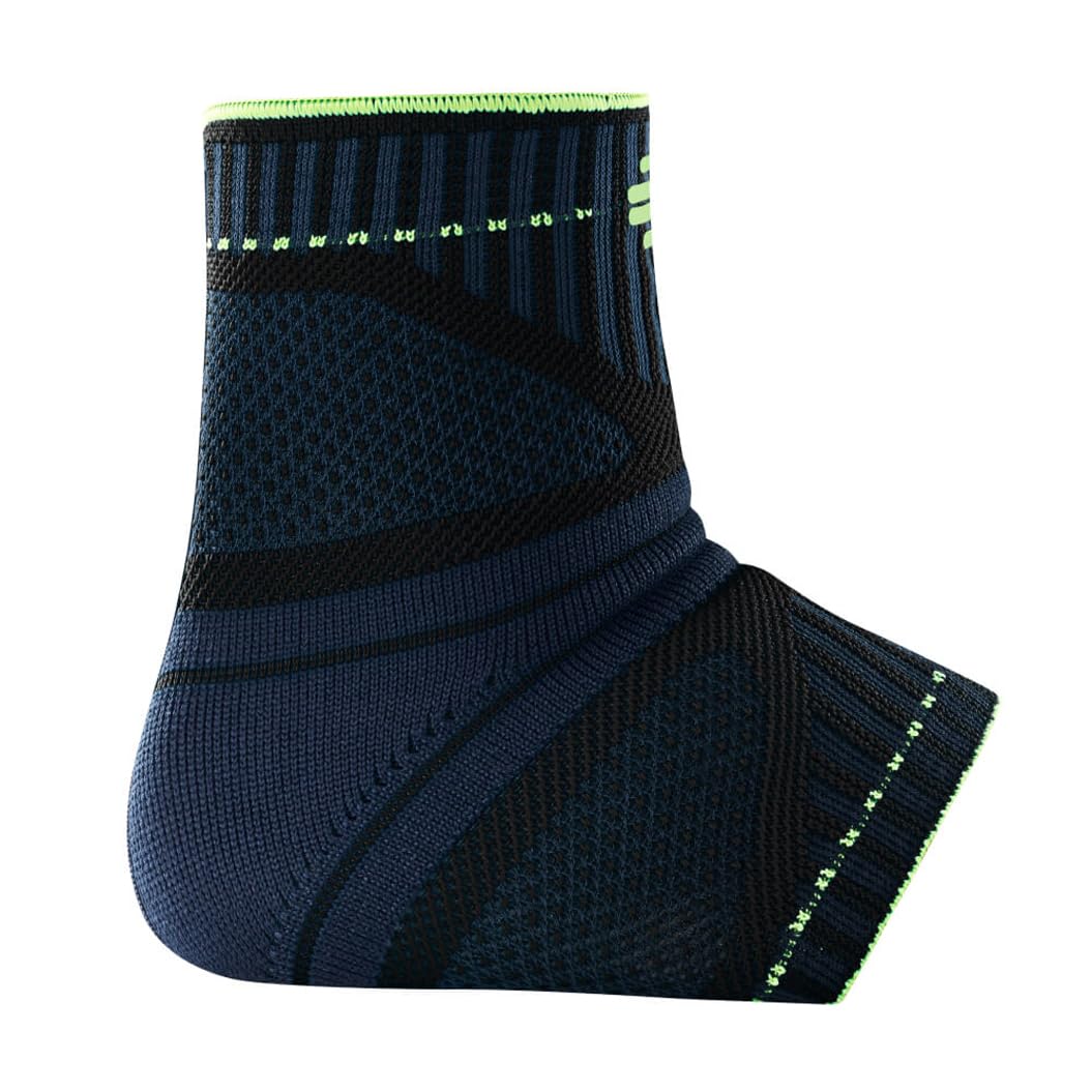 BAUERFEIND Ankle Support Dynamic, Ankle Bandage, Unisex, for Sports such as Jogging, Football or Fitness, 1 Ankle Bandage, for Sensorimotor Skills, Black, M