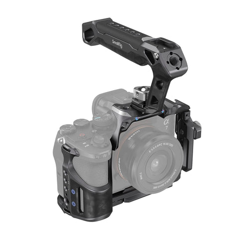 SmallRig A7 IV Cage with Top Handle and HDMI Cable Clamp, Basic Kit for Sony Alpha 7R V/Alpha 7 IV/Alpha 7S III - 3708