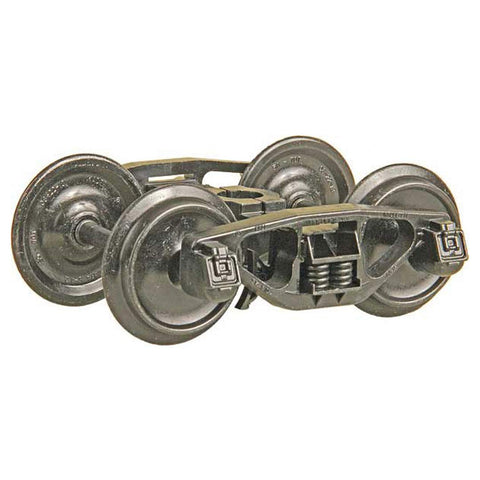 A.S.F.(R) Bettendorf 50-Ton Fully Sprung Metal Trucks -- 33 Smooth Back All Metal Non-Magnetic Wheels"